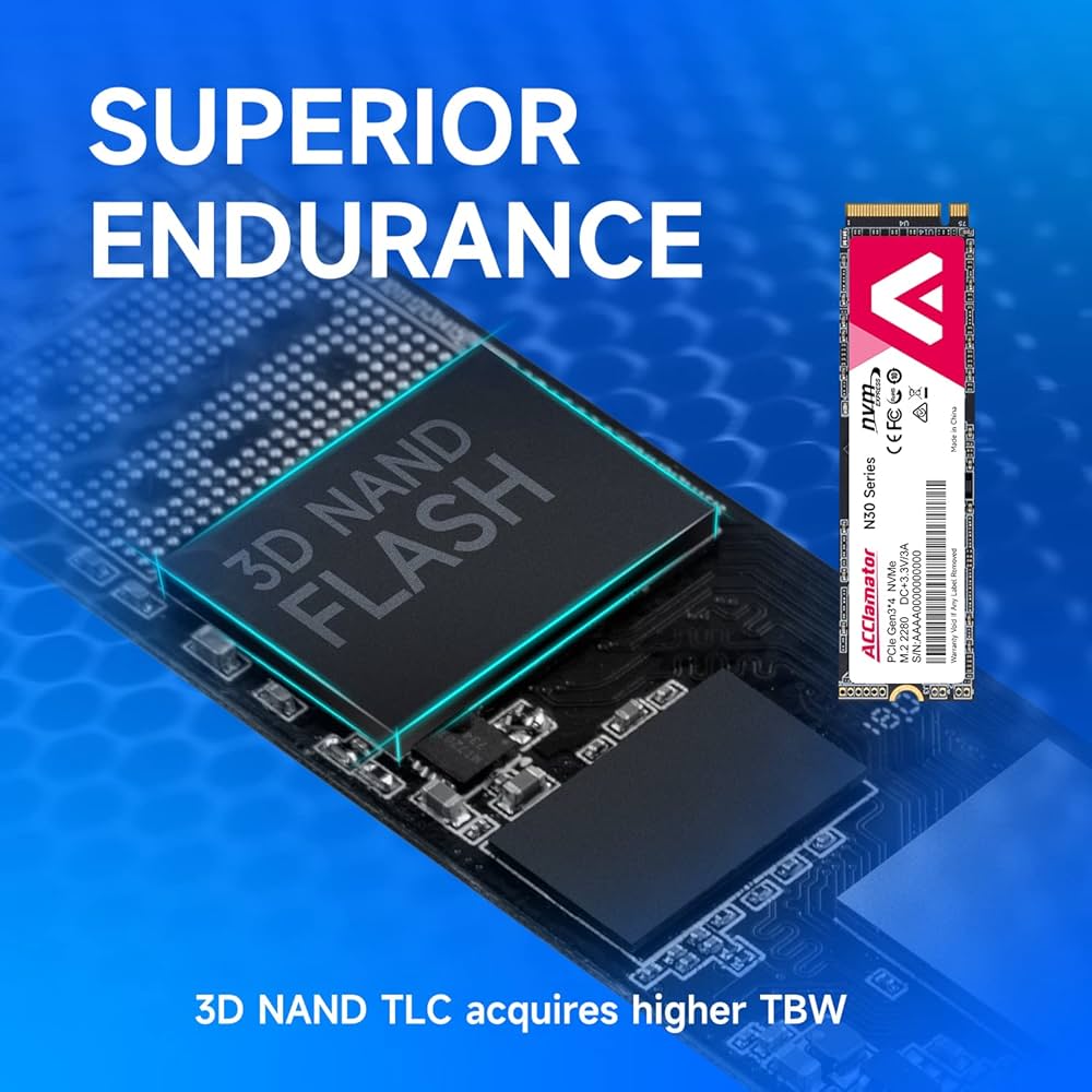 内蔵型SSD SSD 2TB (Acclamator N30) PCIe 3.0 Amazon.co.jp: Acclamator SSD 2TB PCle Gen3x4 NVMe M.2 2280